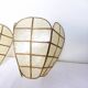Vintage mother-of-pearl and brass wall lamp 210897