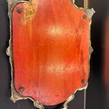 Silver metal mirror tray