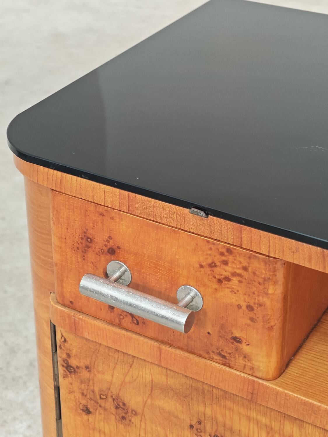 Jindrich Halabala dressing table and bedside tables for Up Zavody 1950