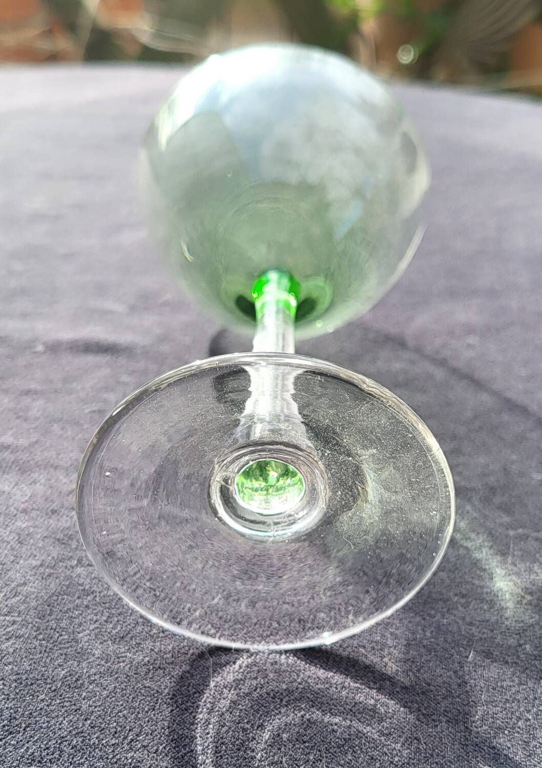 8 crystal aperitif glasses