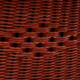 Orange braided plastic cable garden chairs