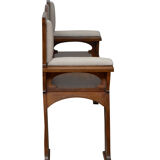 Arts And Crafts oak hall bench