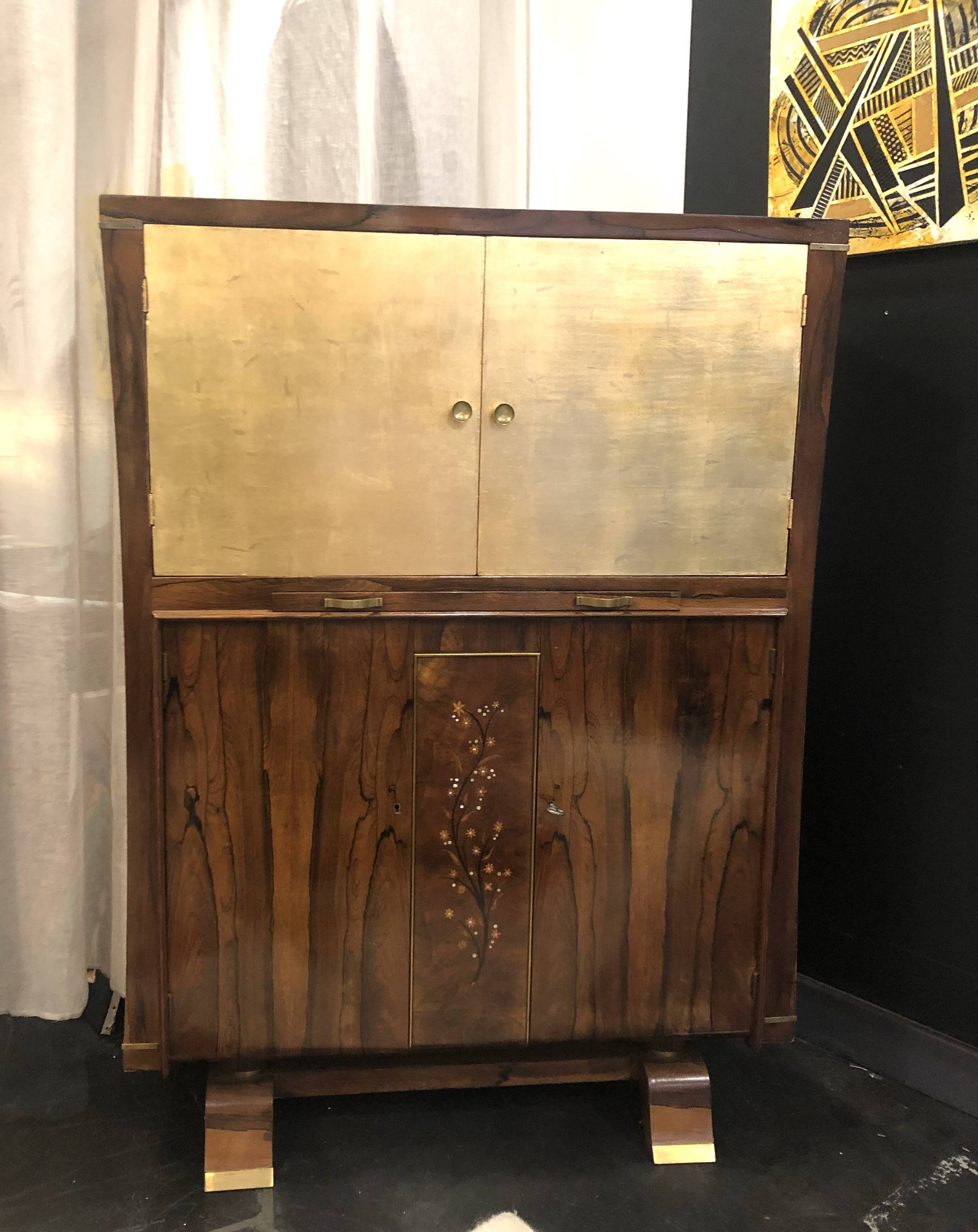 Art Deco Secretary Bar