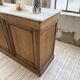 Oak and marble counter 1950