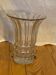 Vase en cristal forme tulipe