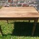 Oak table with turned legs