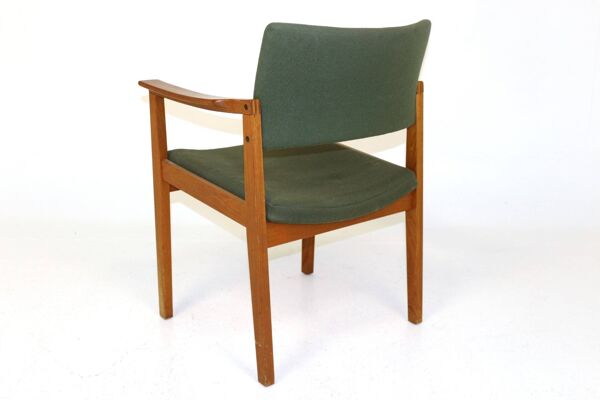 Fauteuil de bureau scandinave en teck, Høng Stolefabrik, Danemark, 1960