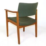 Scandinavian teak office armchair, Høng Stolefabrik, Denmark, 1960s