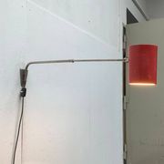 German minimalist wall lamp from the mid-century by Hala, 1960s.
