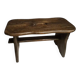 Small rustic bench