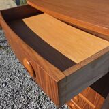 Scandinavian curved teak commode, Kai Kristiansen, 1960