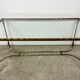 Table basse en bronze doré 1960