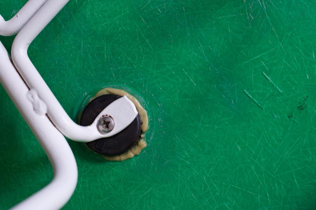 DSX-H green base chair by Charles and Ray Eames Herman Miller, 1960'