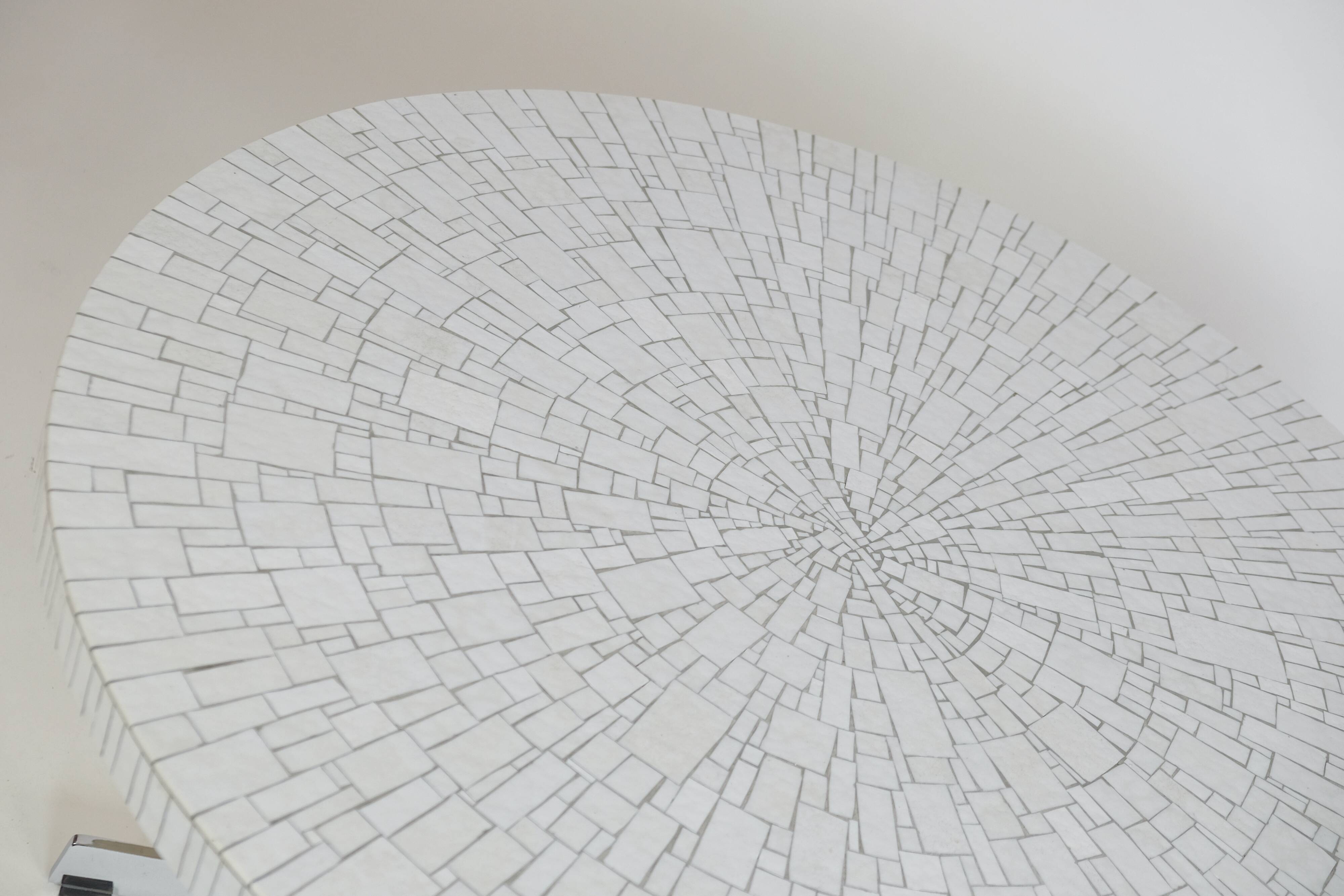 Vintage Mosaic Coffee Table von Heinz Lilienthal 70er Mid-Century
