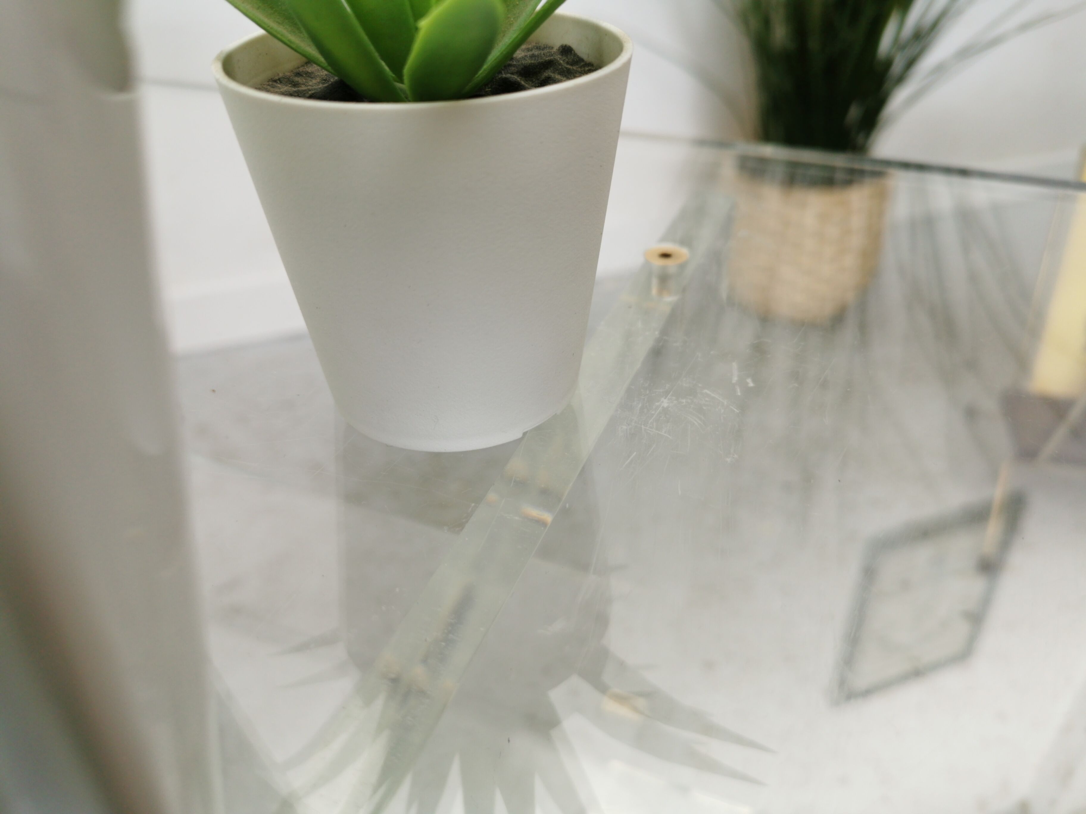 Vintage TV furniture David Lange plexiglass