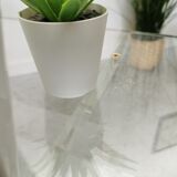 Vintage TV furniture David Lange plexiglass