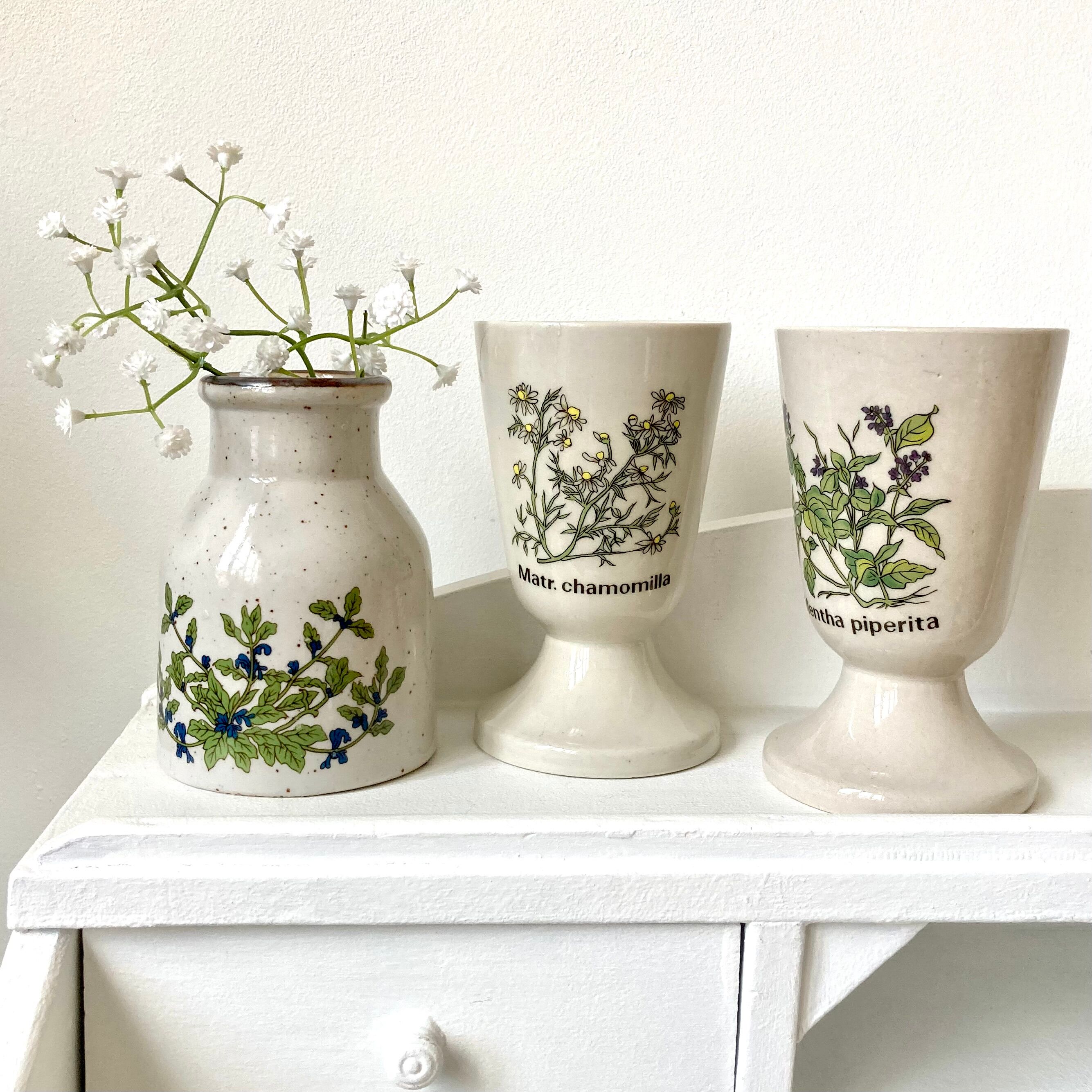 Stoneware herbarium vases