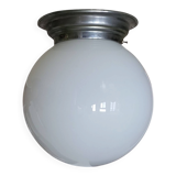 1950s Glass Globe Ceiling Light