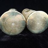 Paire de vases en laiton
