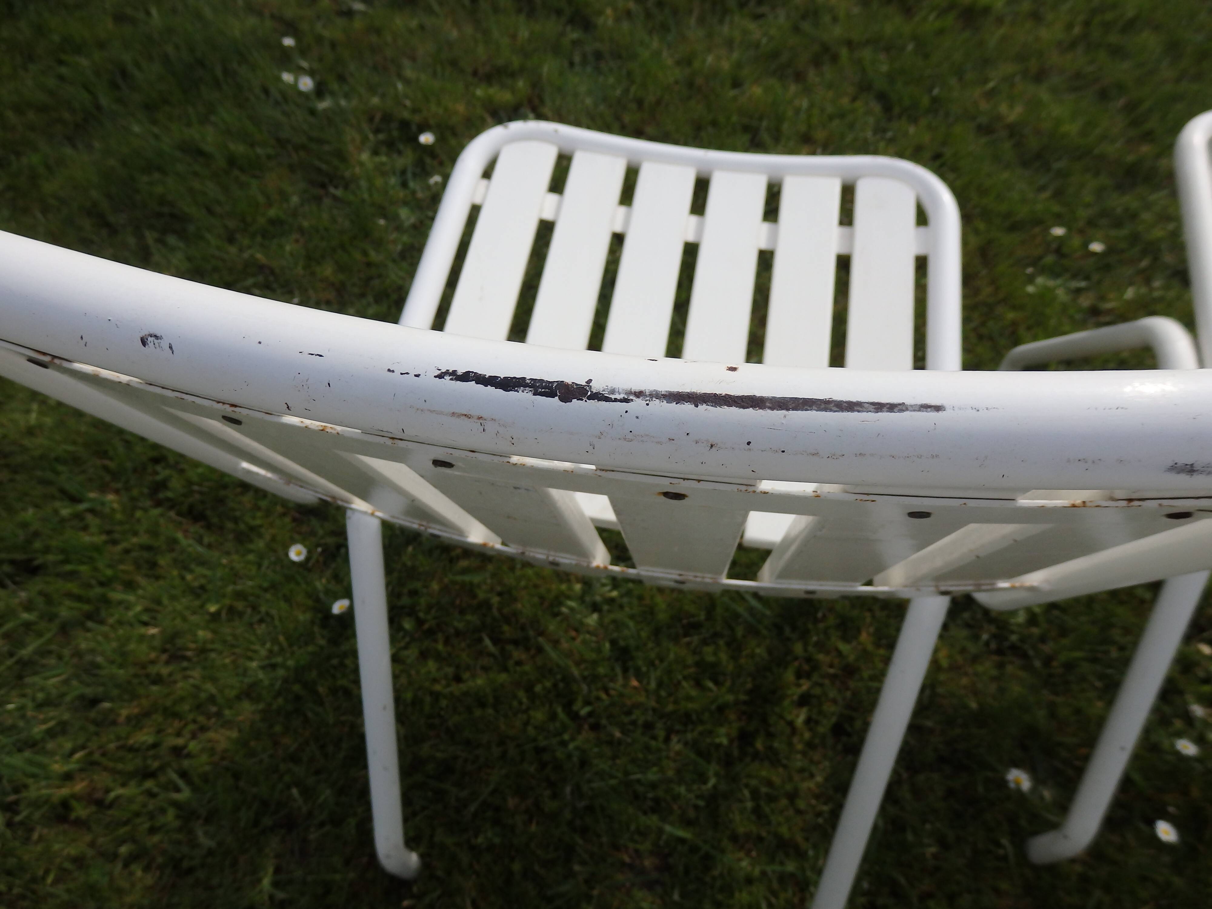 Vintage garden chairs and armchairs H.E.M year 50/60