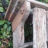 Artisan wooden ladder 6 steps