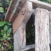 Artisan wooden ladder 6 steps