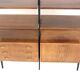 Scandinavian "double" mahogany bookcase, Sweden, 1950