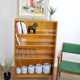 Vintage Elm Bookcase 1940 Sweden