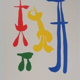 Joan MIRO: Surrealist family, Lithograph signed with certificate