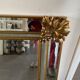 Beveled mirror with parcloses 97x77cm