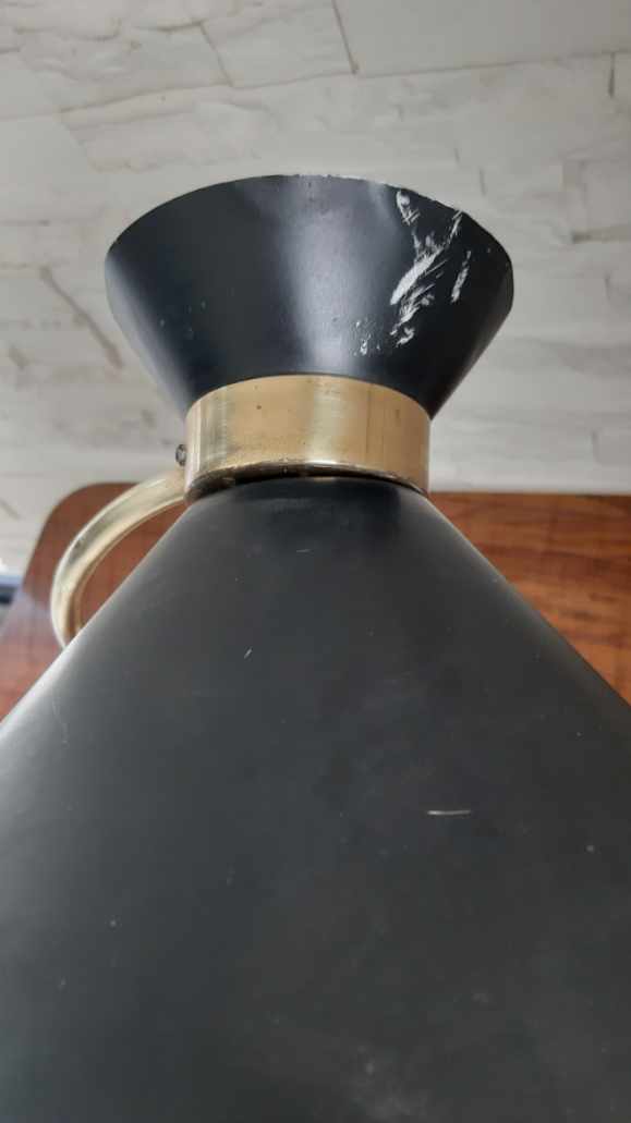 Vintage diabolo lamp