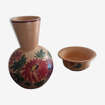 Vintage pot and vase