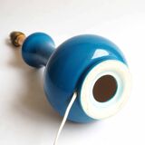 Blue ceramic lamp base