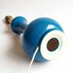 Pied de lampe en céramique bleue