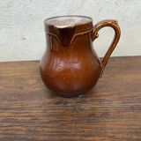 Brown farmhouse pitcher / carafe