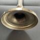 Antique silver-plated candlesticks in classic style