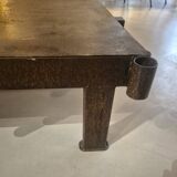 Vintage industrial coffee table, circa 1970