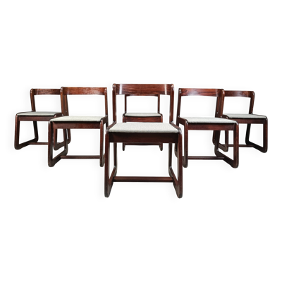 Chaises de salle à manger vintage par Mario Sabot, années 1970