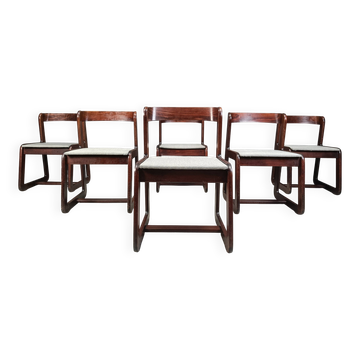Vintage dining chairs by Mario Sabot, 1970s