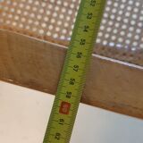 Tubular frame and cane cantilever desk chair Marcel Breuer