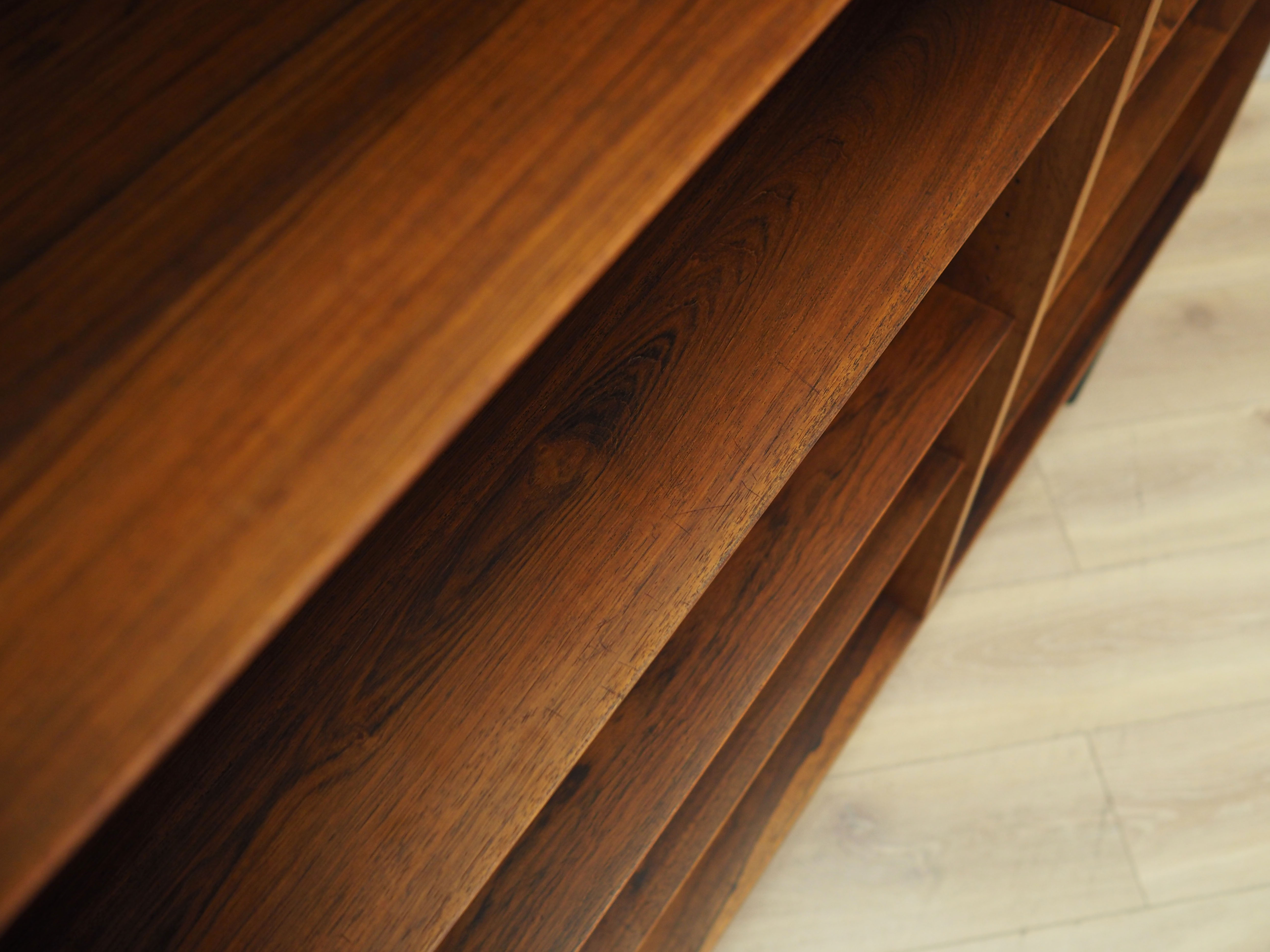Rosewood bookcase, Danish design, 1970s, production: Hundevad