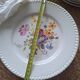 6 assiettes fleuries KG Lunéville