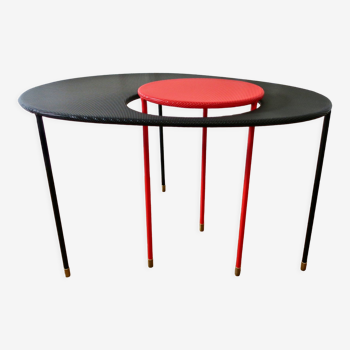 Kangourou side table by Mathieu Matégot reissue Gubi