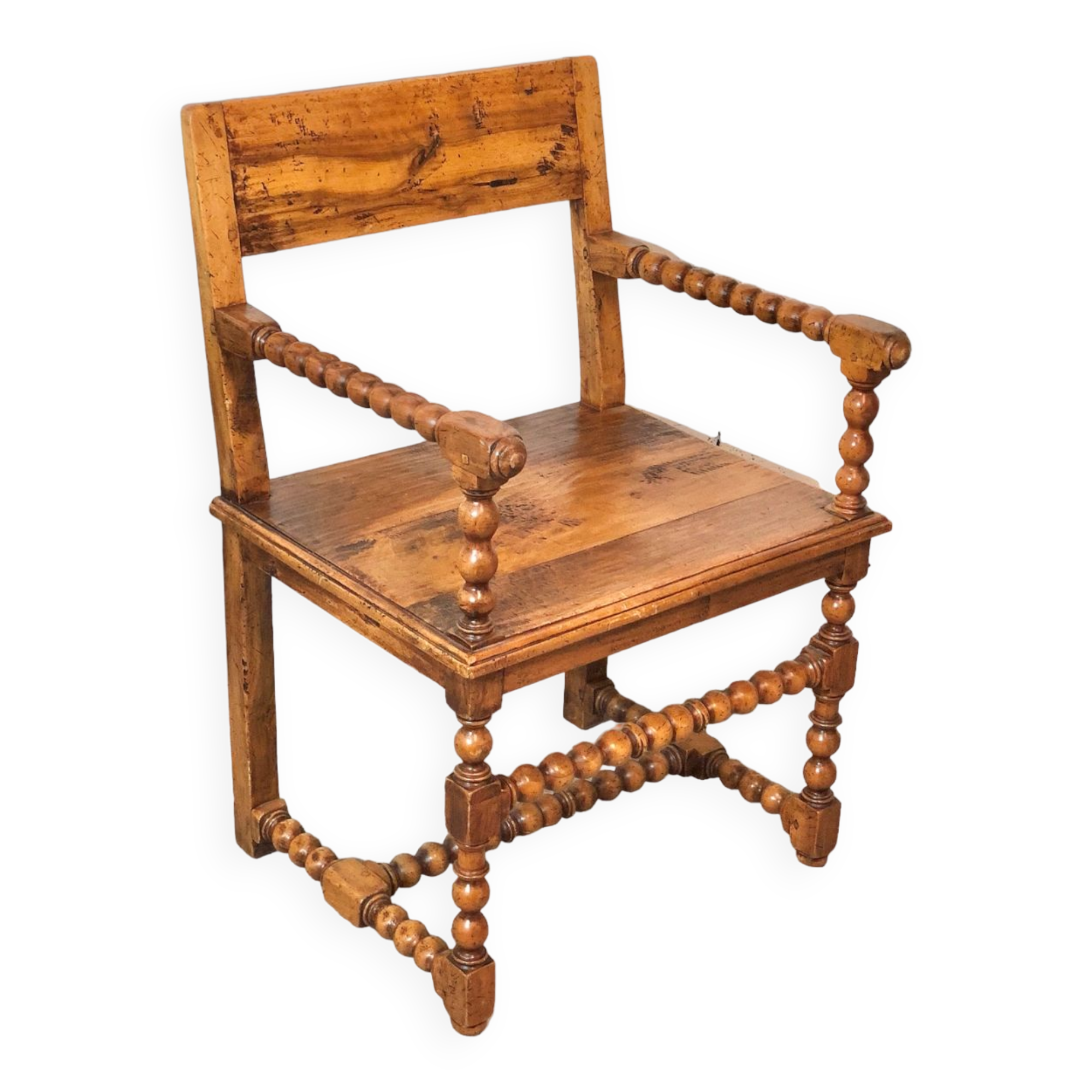 Jacobean chair with Louis XIII period arms