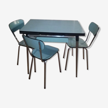 Ensemble table et chaises en formica