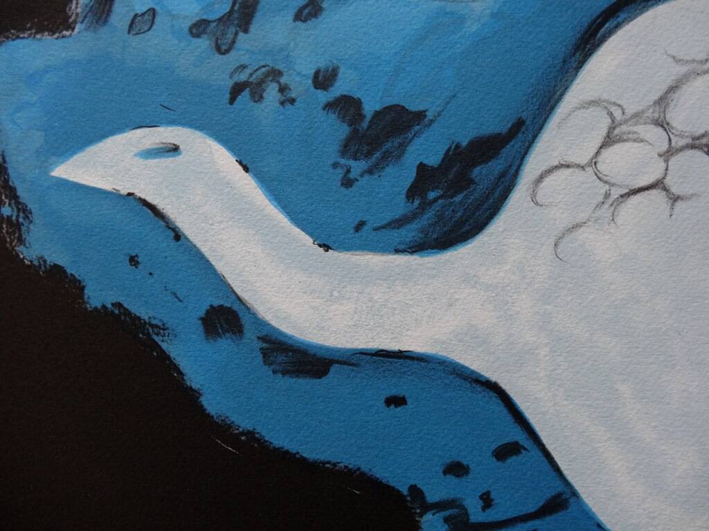 Georges BRAQUE: Freedom, flight, signed lithograph