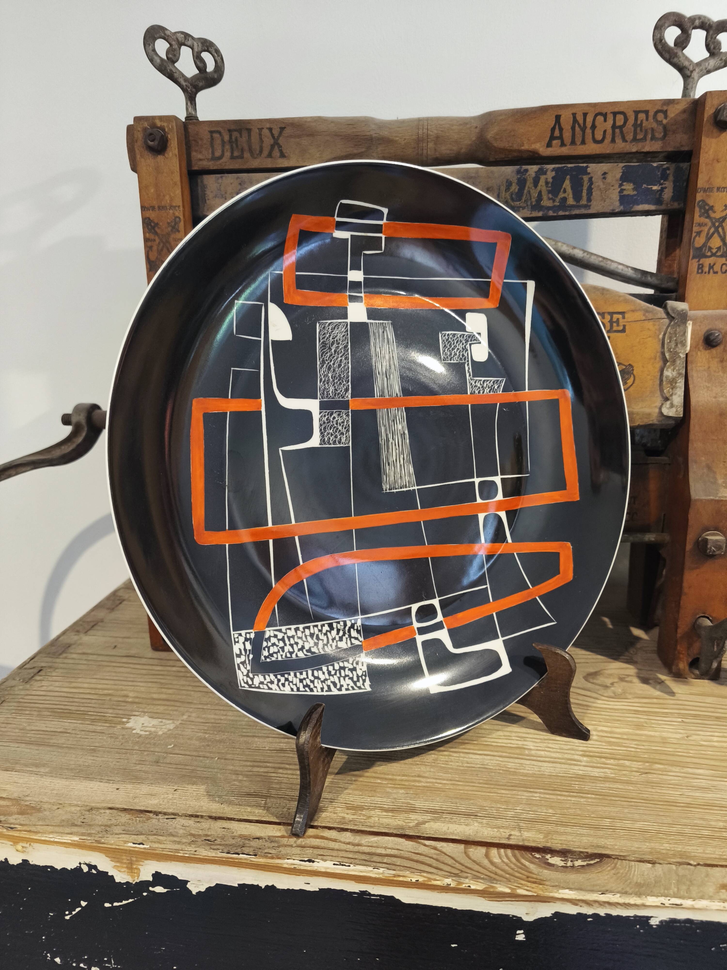 New Look , decorative plate, Karolina, 1960s
