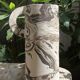 Magnificent mixed clay vase