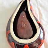 Empty pocket Vallauris eggplant shape signed