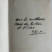 Work Collage The Easel by Haim Kern. Signature.